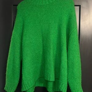 Pistola Vibrant Green Turtleneck Sweater